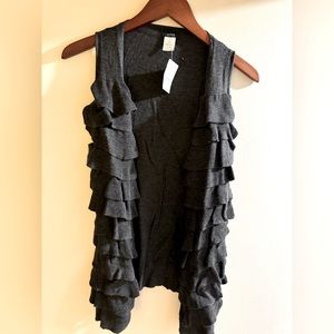 NWT J.Crew, sleeveless vest /tunic knit. Great for layering.